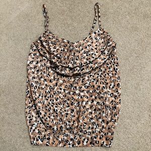 Cheetah Print Tank Top
